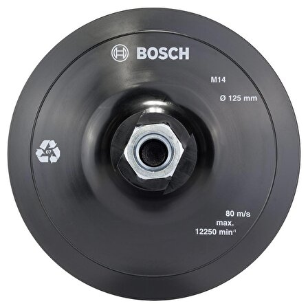 Bosch 125 mm M14 Cırtlı Zımpara Tabanı 2608601077